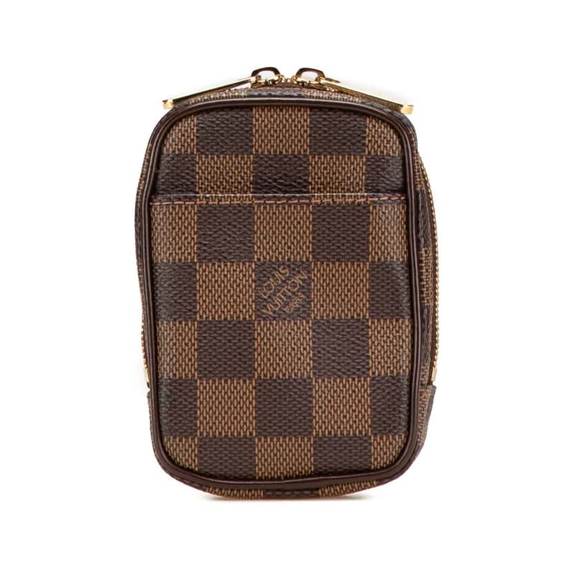 Louis Vuitton Damier Ebene Etui Okapi PM Brown Canvas Very good condition - Front View