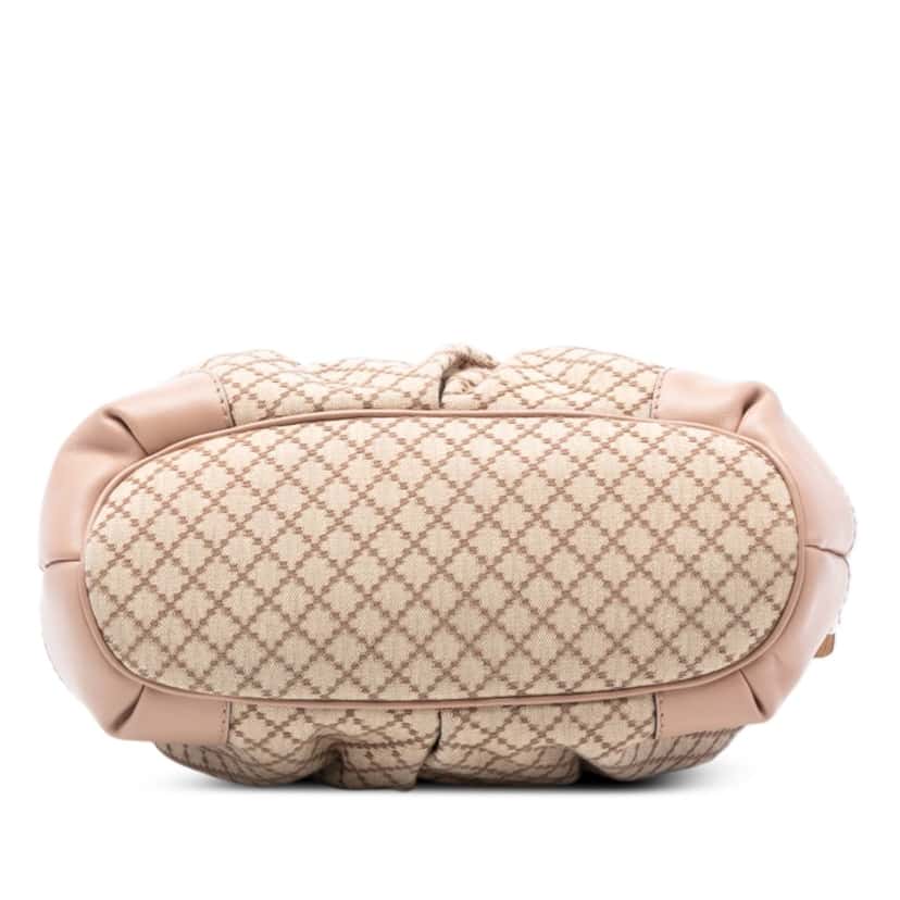 Gucci Diamante Canvas Sukey Satchel Beige Very good condition - Inside View