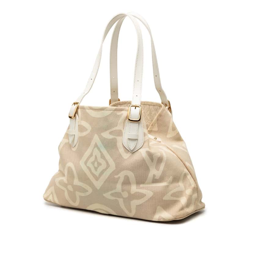 Louis Vuitton Monogram Tahitienne Cabas PM Beige Very good condition - Back View