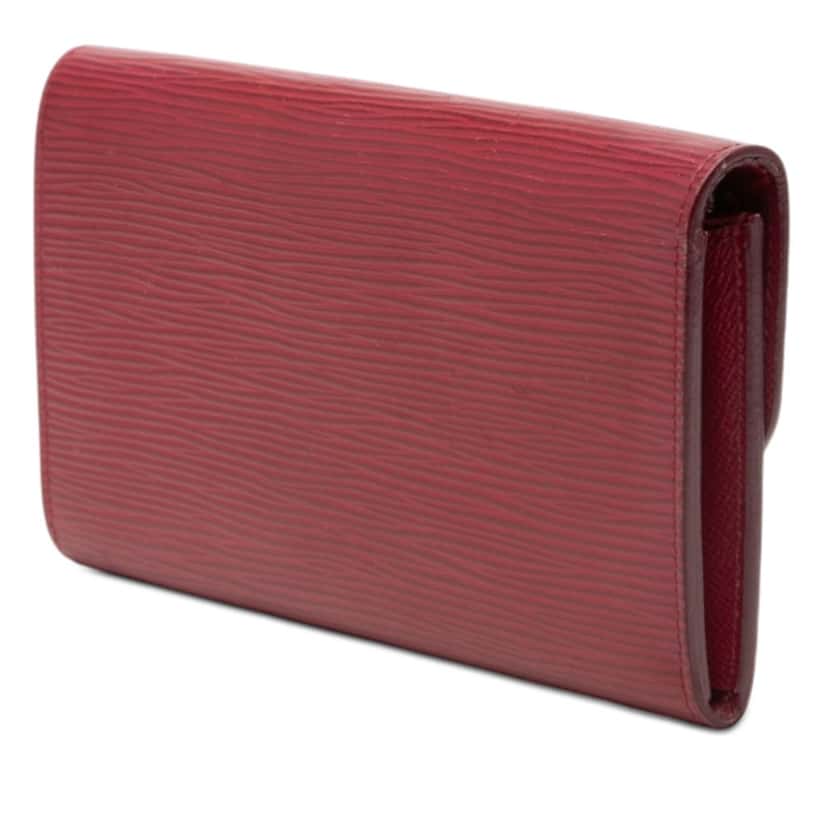 Louis Vuitton Epi Emilie Wallet Pink Leather Very good condition - Back View