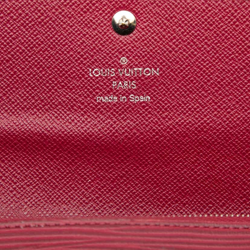 Louis Vuitton Epi Emilie Wallet Pink Leather Very good condition - Box View