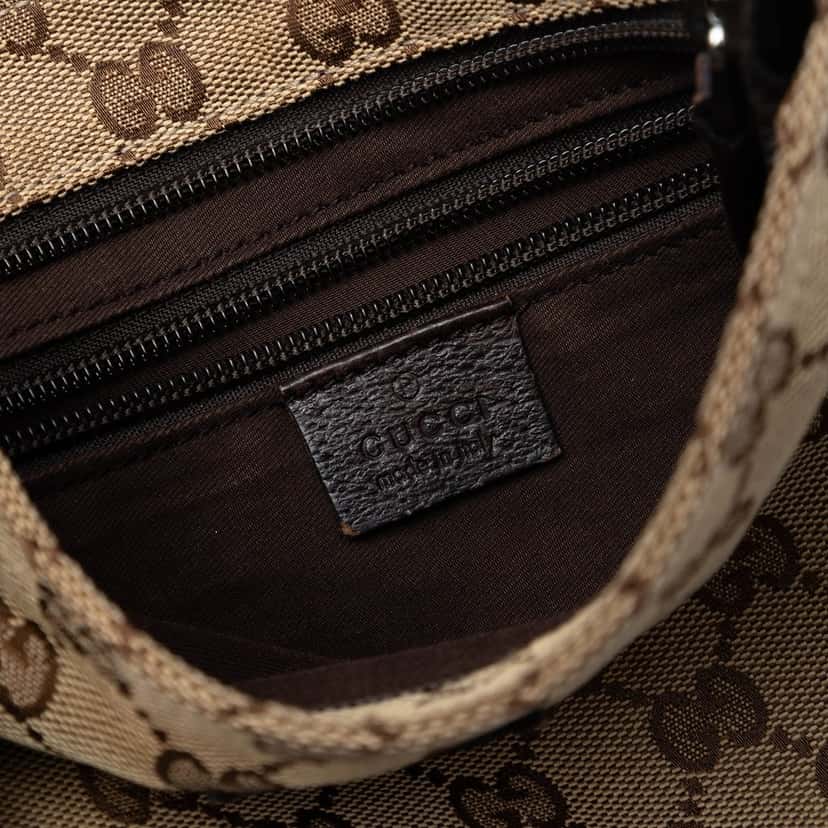 Gucci GG Canvas Web Crossbody Beige Very good condition - Box View
