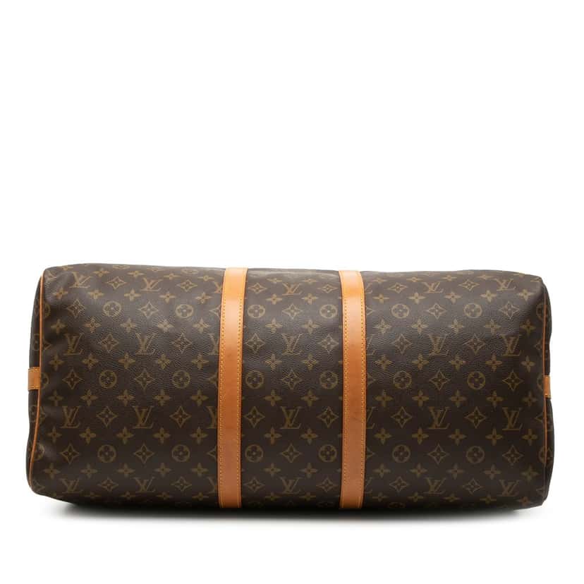 Louis Vuitton Monogram Keepall Bandouliere 55 Brown Good condition - Inside View