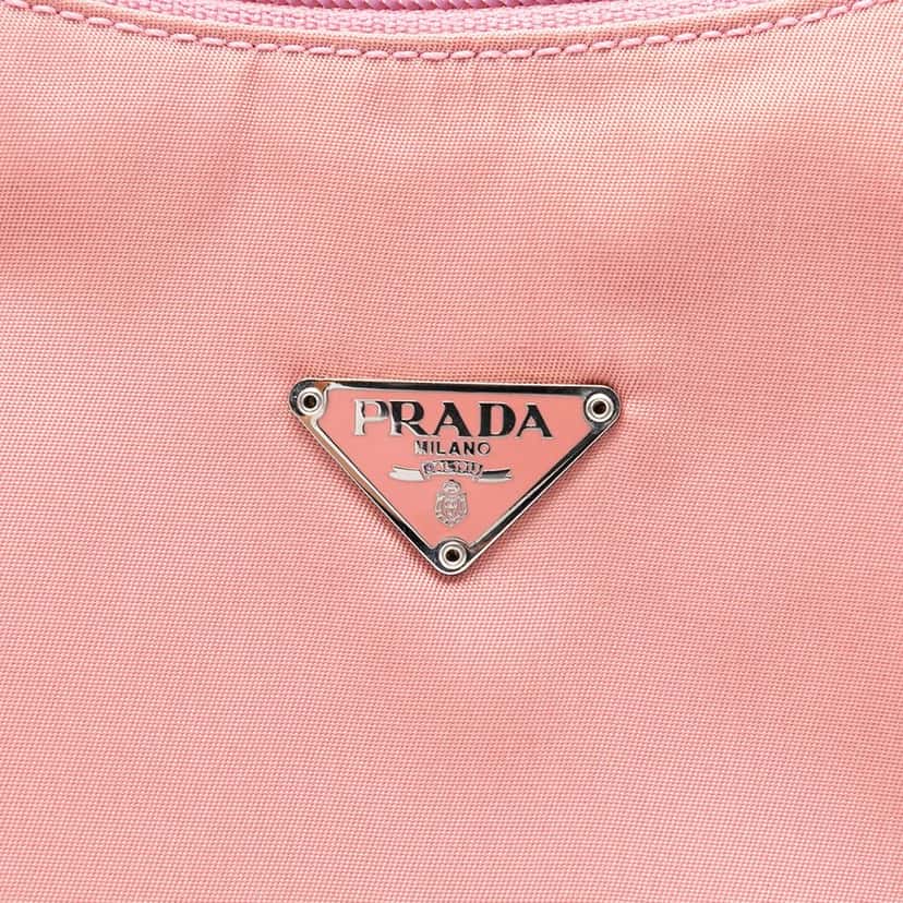 Prada Tessuto Shoulder Bag Pink Very good condition - Box View