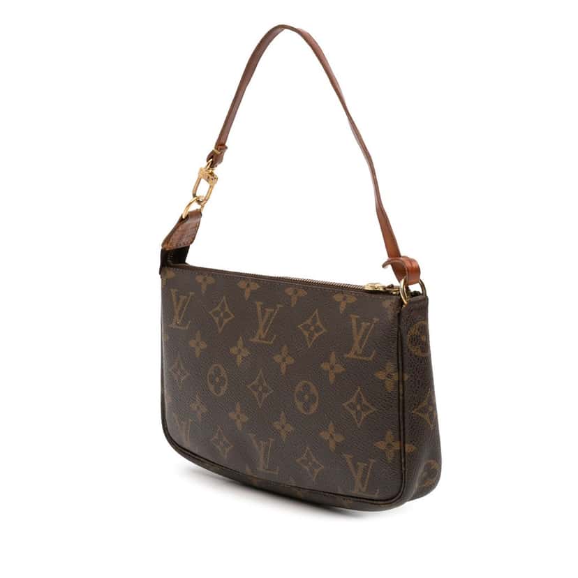 Louis Vuitton Monogram Pochette Accessoires Brown Very good condition - Back View