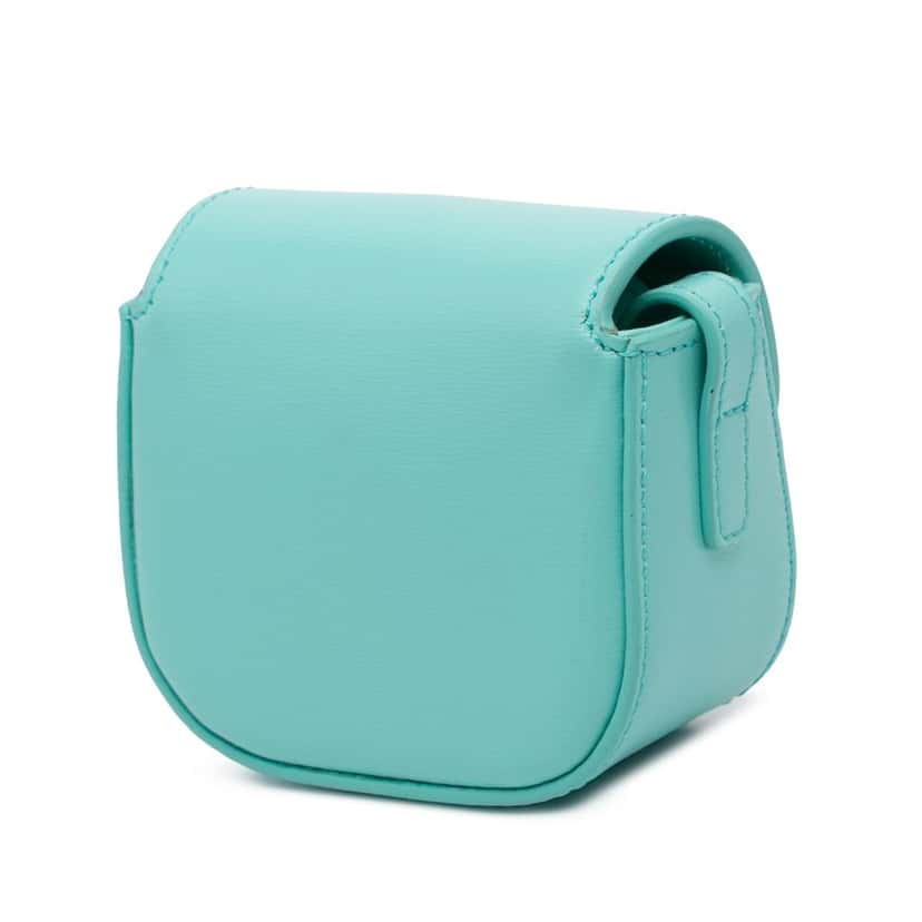 Celine Leather Triomphe AirPods Case with Strap Blue Leather Very good condition - Back View