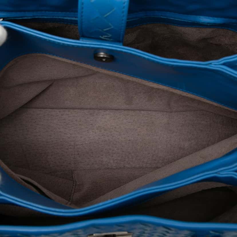 Bottega Veneta Small Nappa Intrecciato Roma Satchel Blue Leather Very good condition - Model View