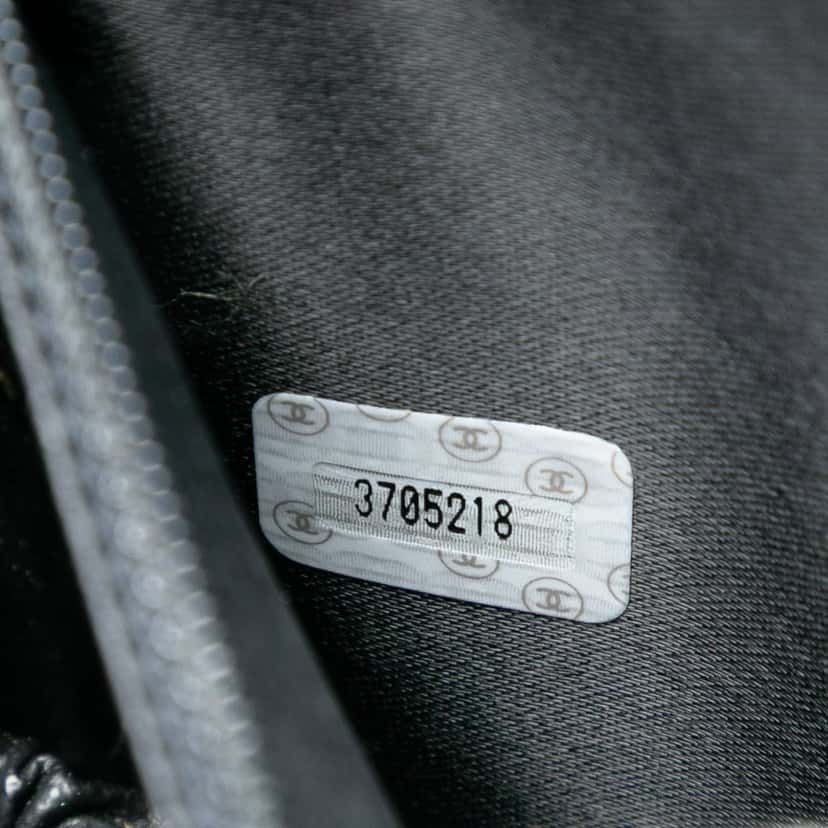 Chanel CC Caviar Vanity Box Case Black Leather Very good condition - Box View