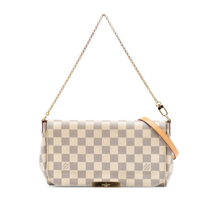 Louis Vuitton Damier Azur Favorite MM White Very good condition - Front View