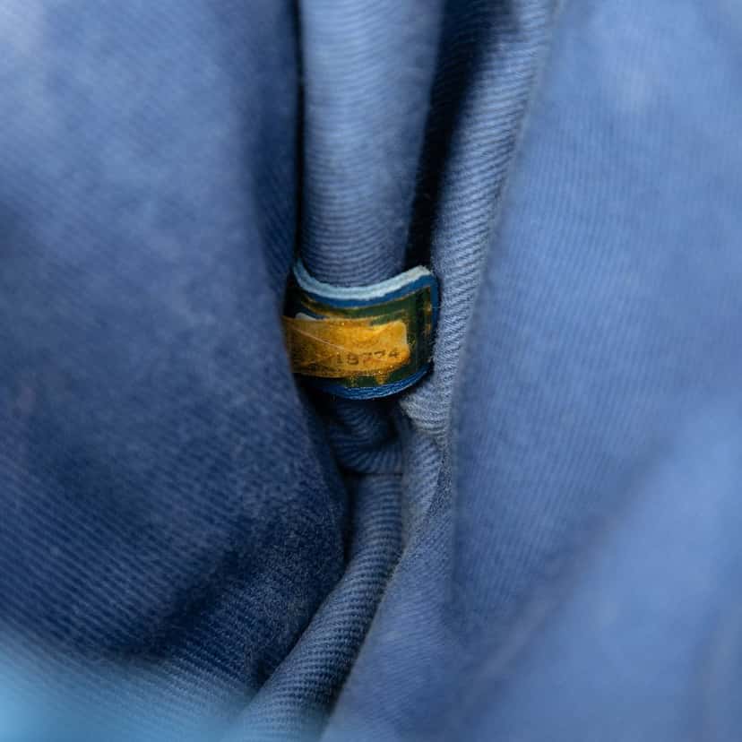 Chanel Small Perforated Calfskin Up In The Air Flap Blue Leather Very good condition - Box View