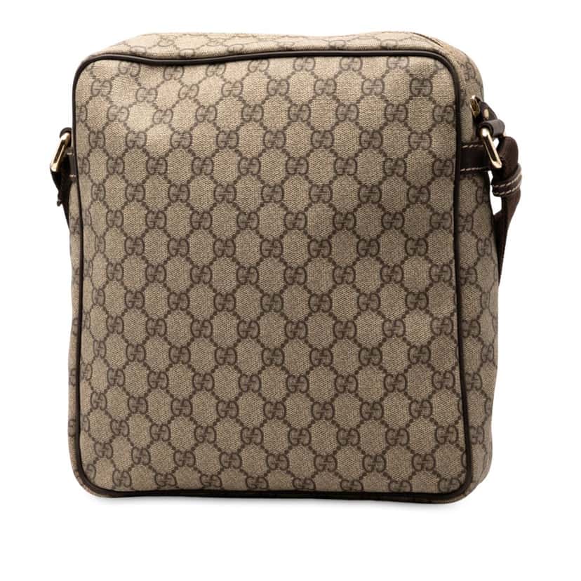 Gucci GG Supreme Crossbody Beige Very good condition - Back View