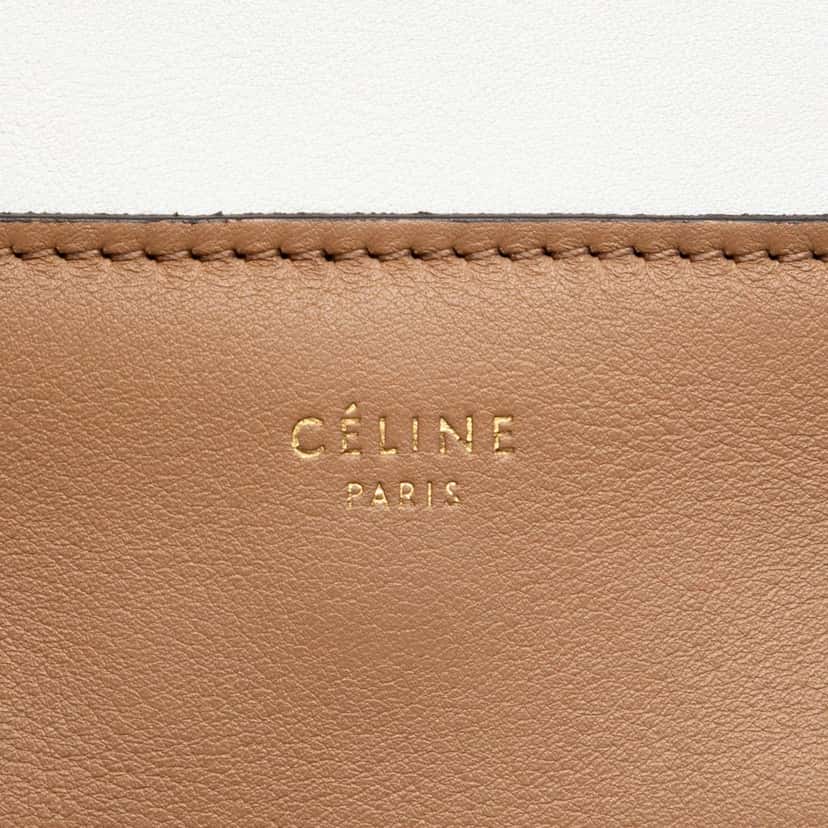 Celine Leather Frame Shoulder Bag White Leather Very good condition - Box View