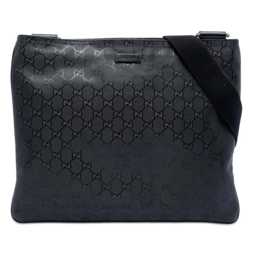 Gucci GG Imprime Crossbody Black Very good condition - Front View