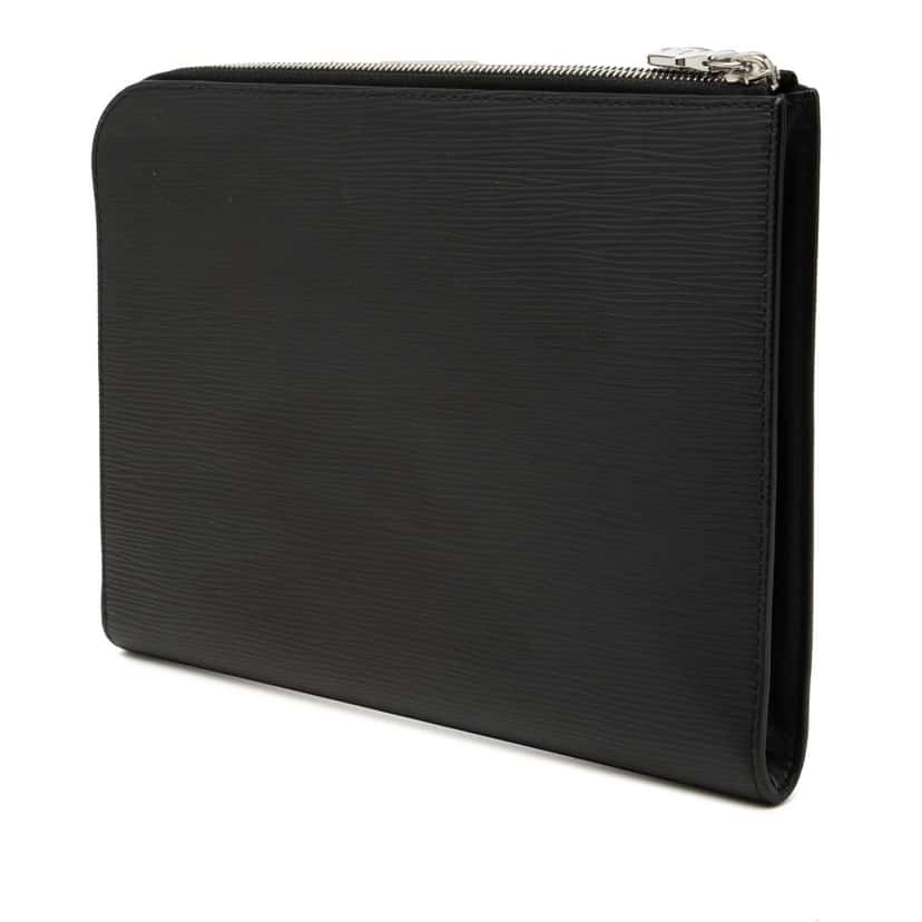 Louis Vuitton Epi Pochette Jour PM Black Leather Very good condition - Back View