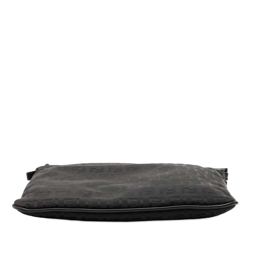 Fendi Zucchino Canvas Crossbody Black Very good condition - Inside View