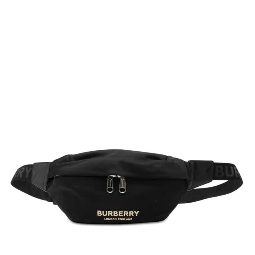 Burberry Nylon Sonny Belt Bag Black Very good condition - Front View