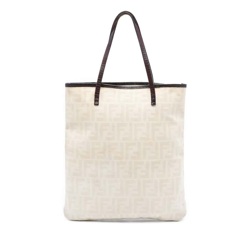 Fendi Zucca Canvas Tote Brown Very good condition - Front View