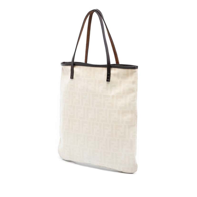 Fendi Zucca Canvas Tote Brown Very good condition - Back View