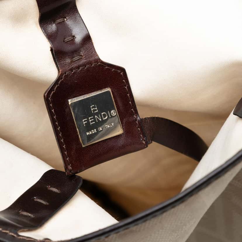 Fendi Zucca Canvas Tote Brown Very good condition - Box View
