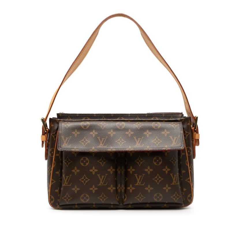 Louis Vuitton Monogram Viva Cite GM Brown Very good condition - Front View