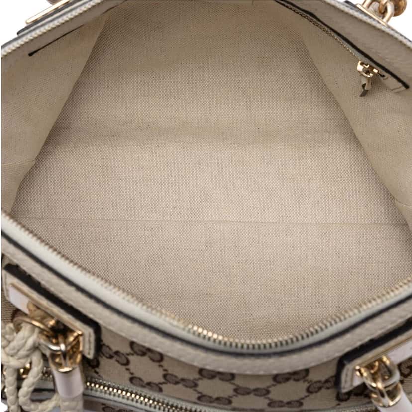 Gucci GG Canvas Bella Satchel Beige Very good condition - Model View