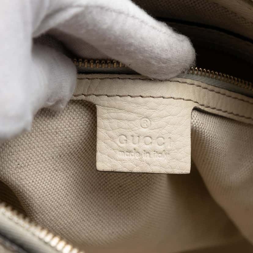 Gucci GG Canvas Bella Satchel Beige Very good condition - Box View