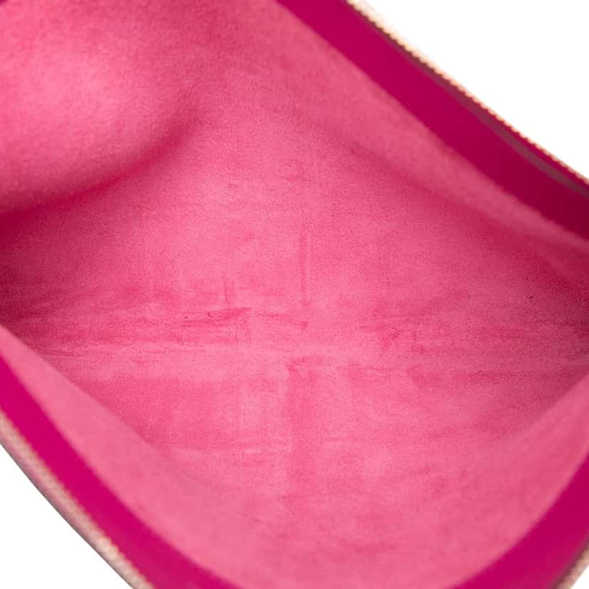 Hermès Large Togo Bazar Pouch Pink Leather Very good condition - Model View