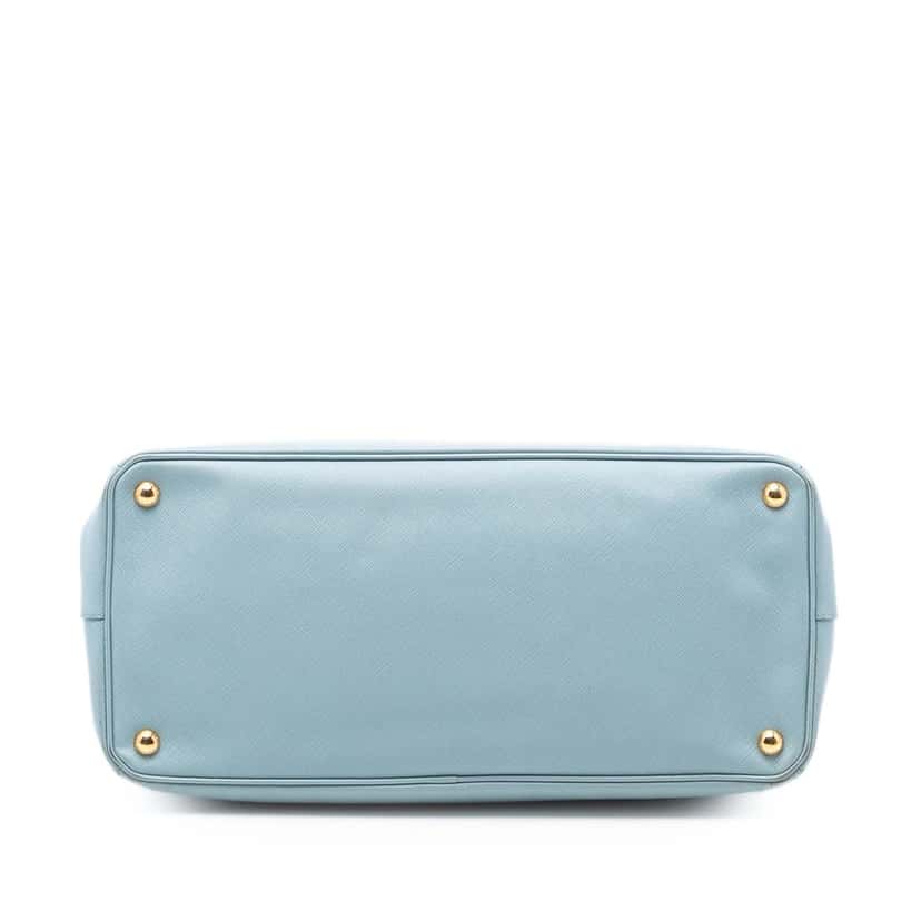 Prada Large Saffiano Lux Galleria Tote Blue Leather Very good condition - Inside View