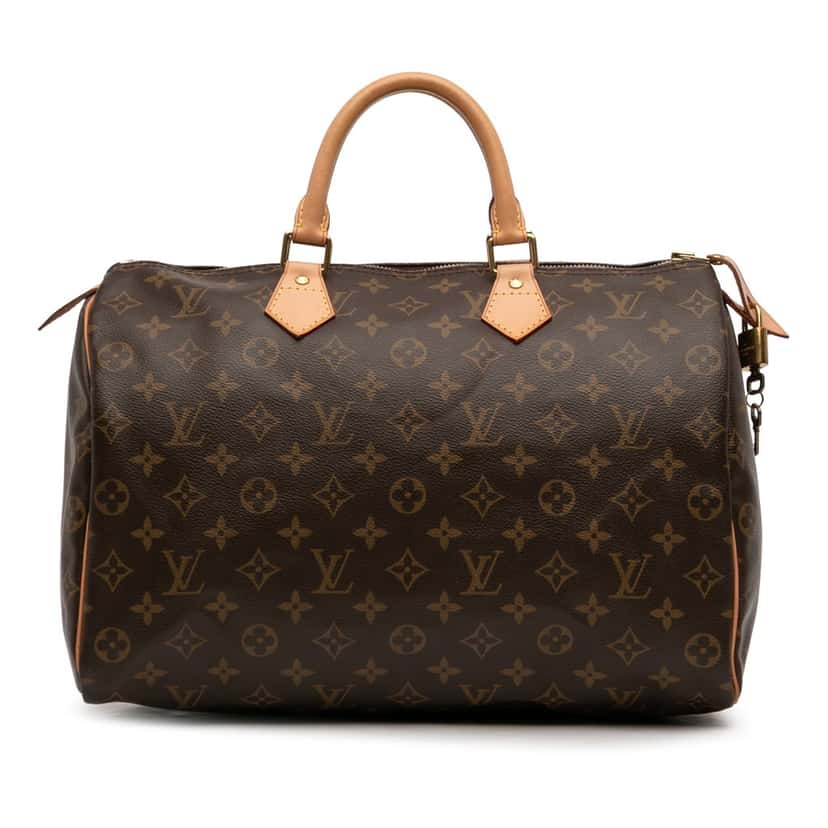 Louis Vuitton Monogram Speedy 35 Brown Very good condition - Front View