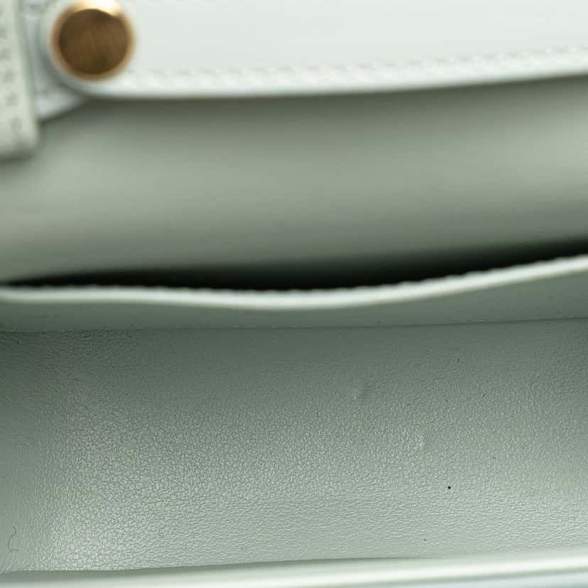 Celine Mini Calfskin Claude Crossbody Blue Leather Very good condition - Model View