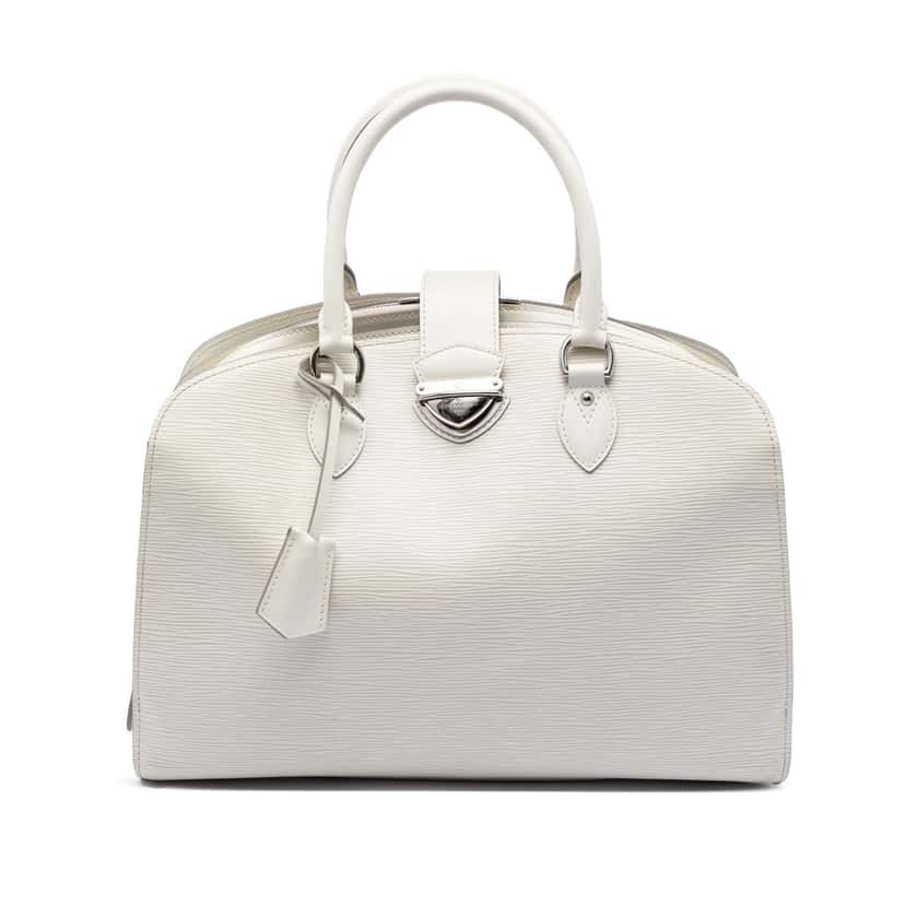 Louis Vuitton Epi Pont Neuf GM White Leather Very good condition - Front View
