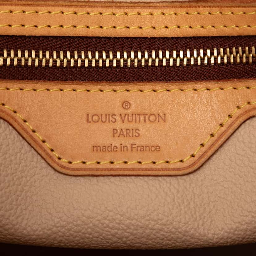 Louis Vuitton Monogram Petit Bucket Brown Very good condition - Box View