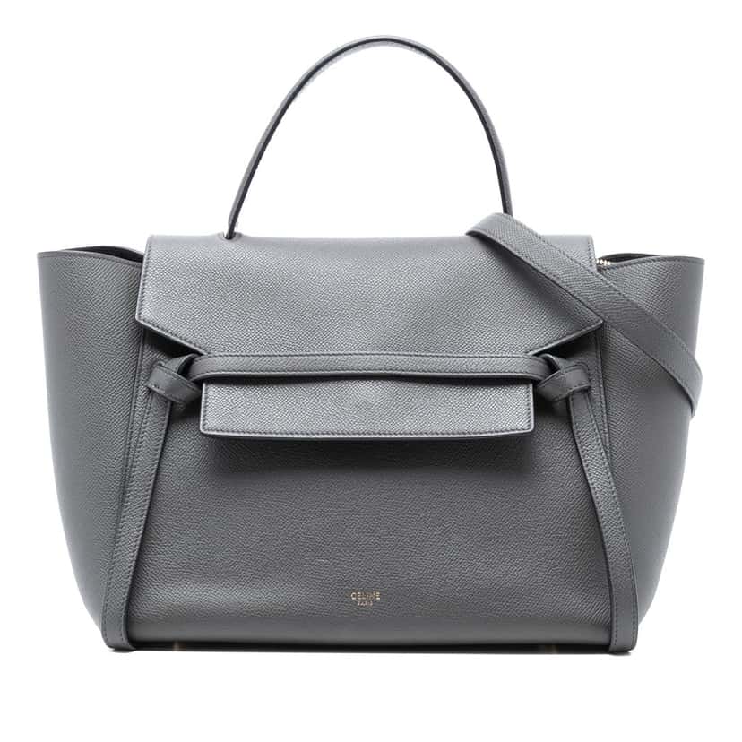 Celine Mini Grained Calfskin Belt Bag Other Leather Very good condition - Front View