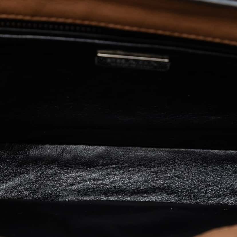 Prada Glace Calf Arcade Crossbody Brown Leather Very good condition - Model View