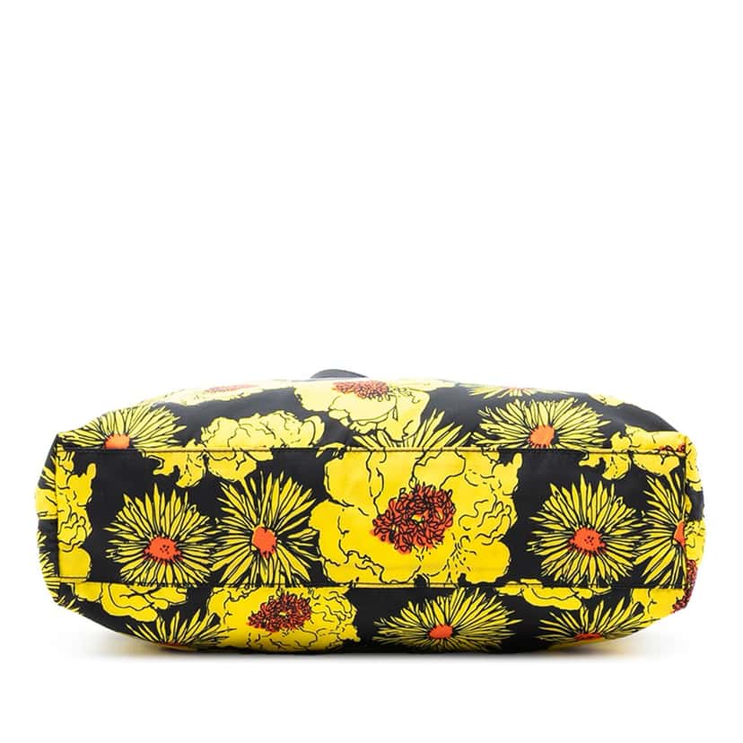 Prada Tessuto Stampato Satchel Yellow Very good condition - Inside View