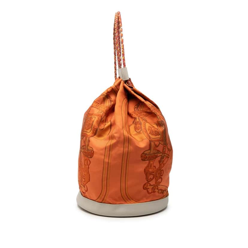 Hermès Silk Brides de Gala Sac Soie Cool 22 Orange Very good condition - Front View