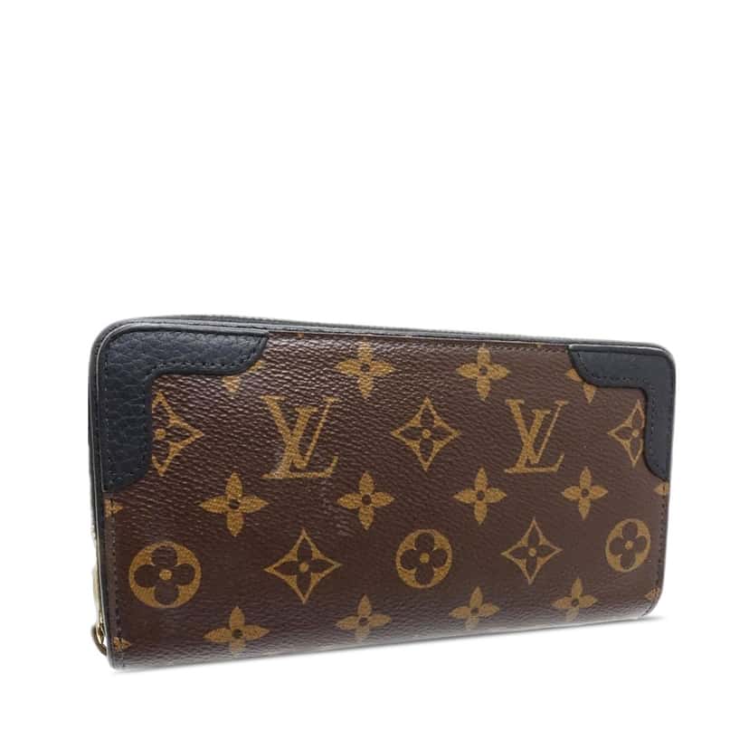 Louis Vuitton Monogram Retiro Zippy Wallet Brown Very good condition - Back View