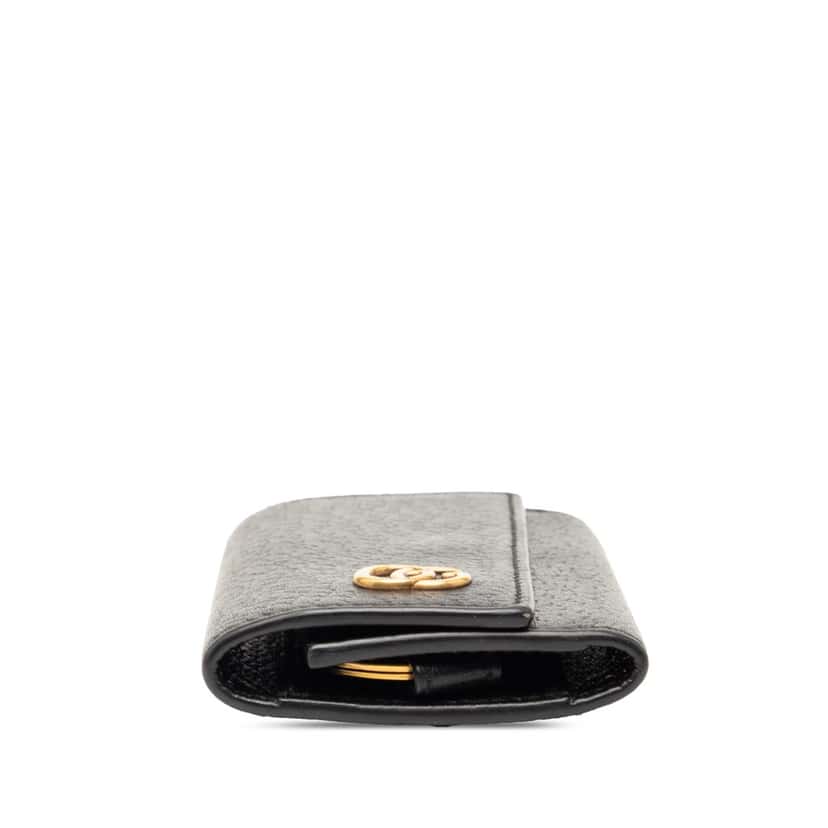 Gucci GG Marmont Leather Key Case Black Leather Very good condition - Inside View