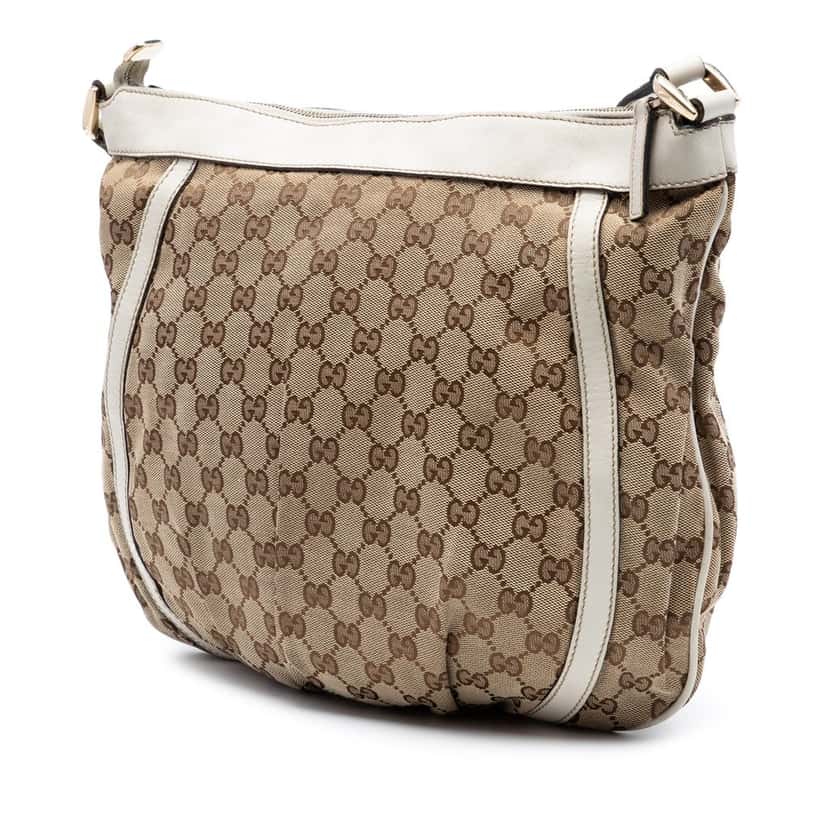 Gucci GG Canvas Abbey D Ring Crossbody Beige Very good condition - Back View