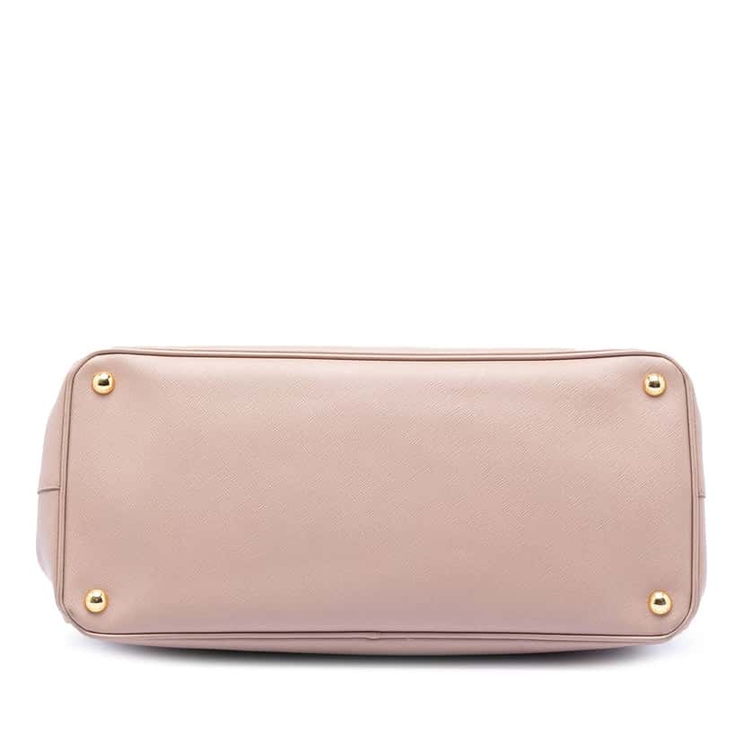 Prada Large Saffiano Lux Galleria Satchel Brown Leather Very good condition - Inside View