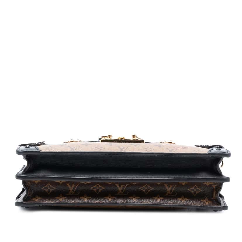Louis Vuitton Monogram Reverse Trunk Clutch Brown Very good condition - Inside View
