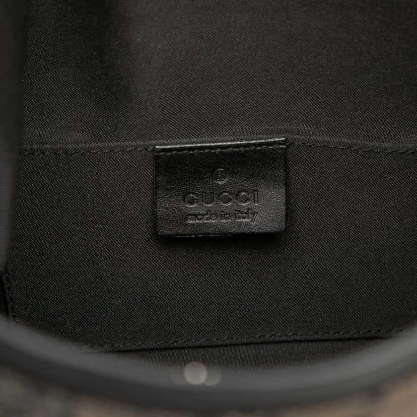 Gucci GG Canvas Shoulder Bag Brown Very good condition - Box View