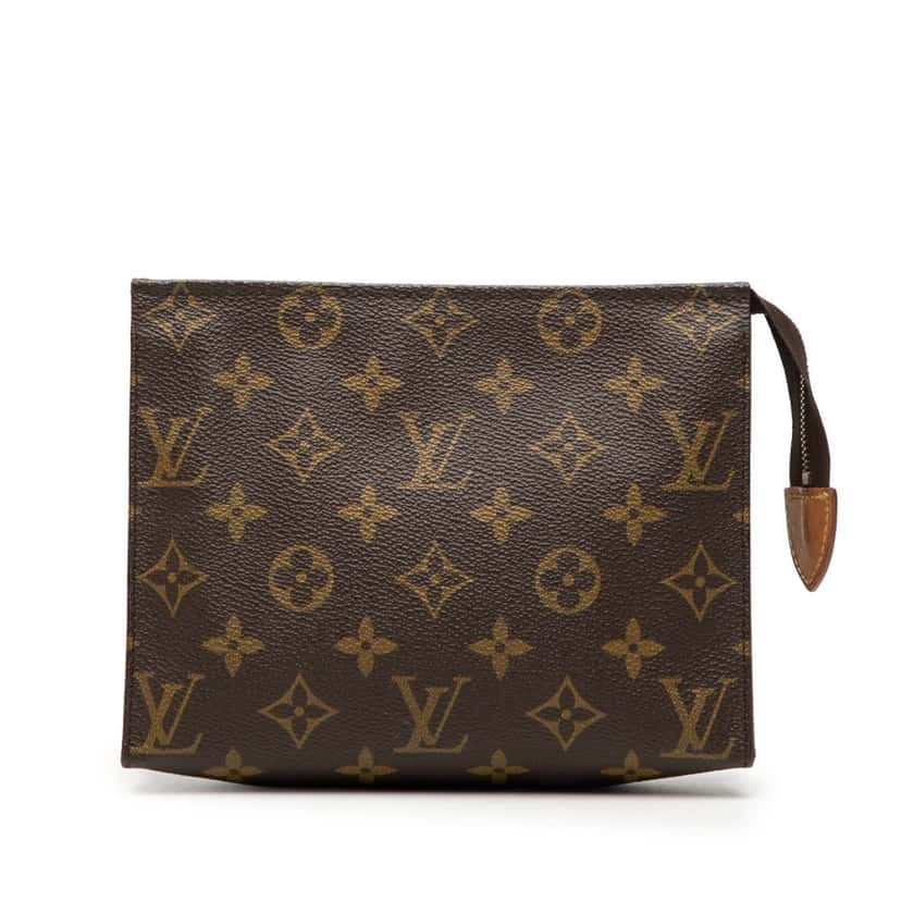 Louis Vuitton Monogram Toiletry Pouch 19 Brown Good condition - Front View