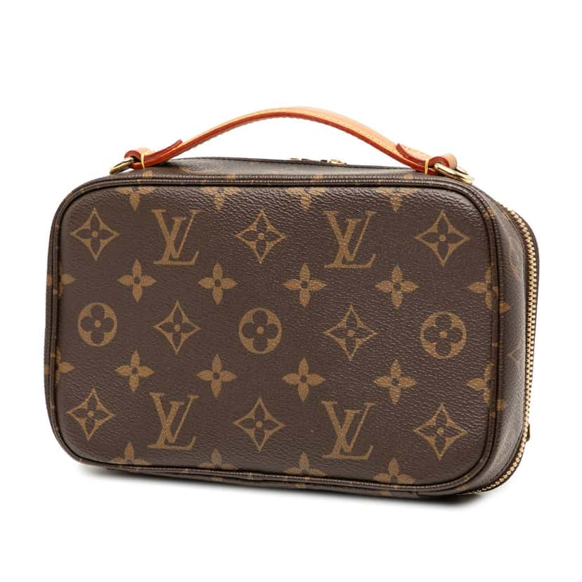 Louis Vuitton Monogram Utility Satchel Brown Very good condition - Back View