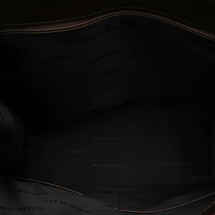 Burberry House Check Canvas Convertible Tote Beige Very good condition - Model View