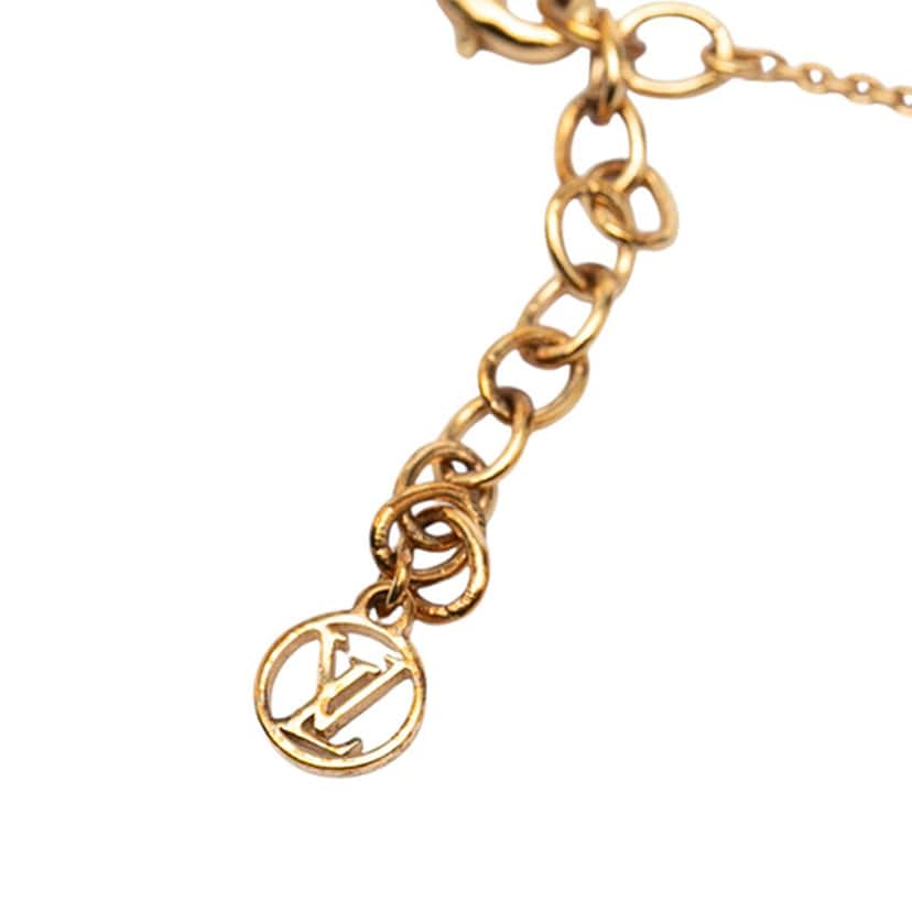 Louis Vuitton Gold Plated Petit Louis Bracelet Gold Metal Very good condition - Box View