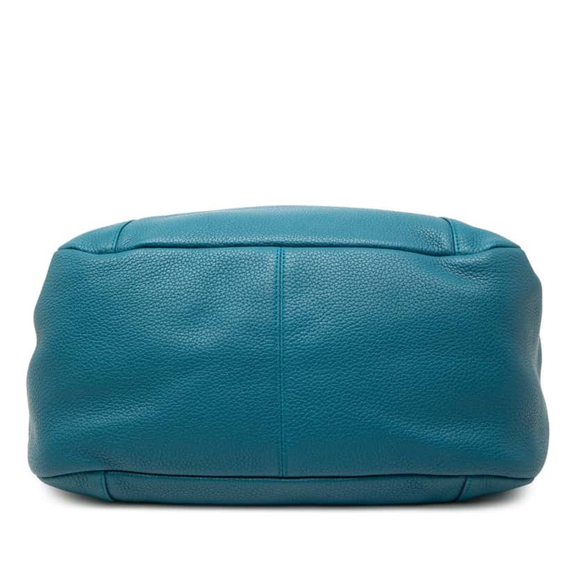 Loewe Calfskin Calle Hobo Blue Leather Very good condition - Inside View