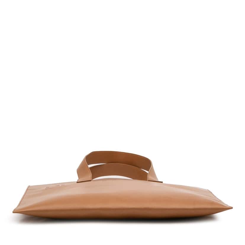 Saint Laurent Vegan Leather Rive Droite Tote Brown Very good condition - Inside View