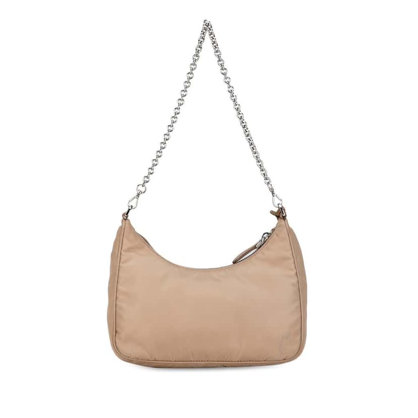 Prada Re Nylon Re Edition 2005 Satchel Beige Very good condition - Inside View