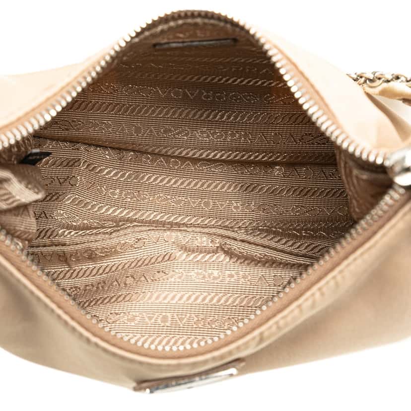 Prada Re Nylon Re Edition 2005 Satchel Beige Very good condition - Box View